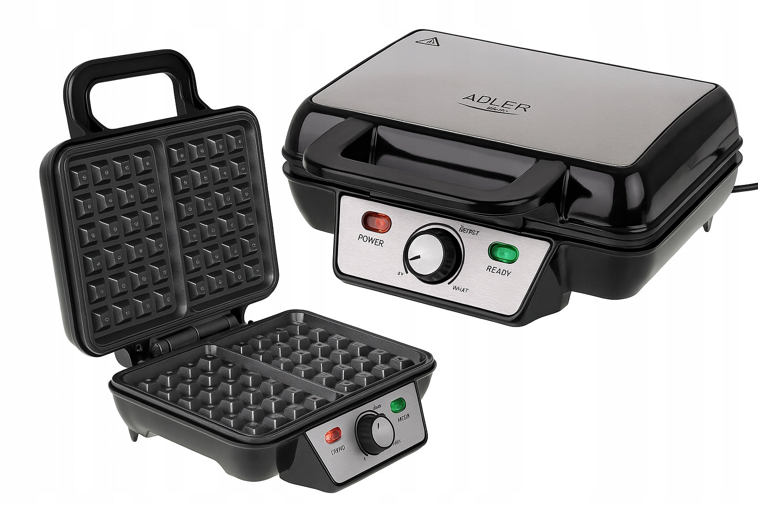 CAMRY CR-3046 WAFFLE IRON 1600W WITH TEFLON COATING TEMPERATURE CONTROL