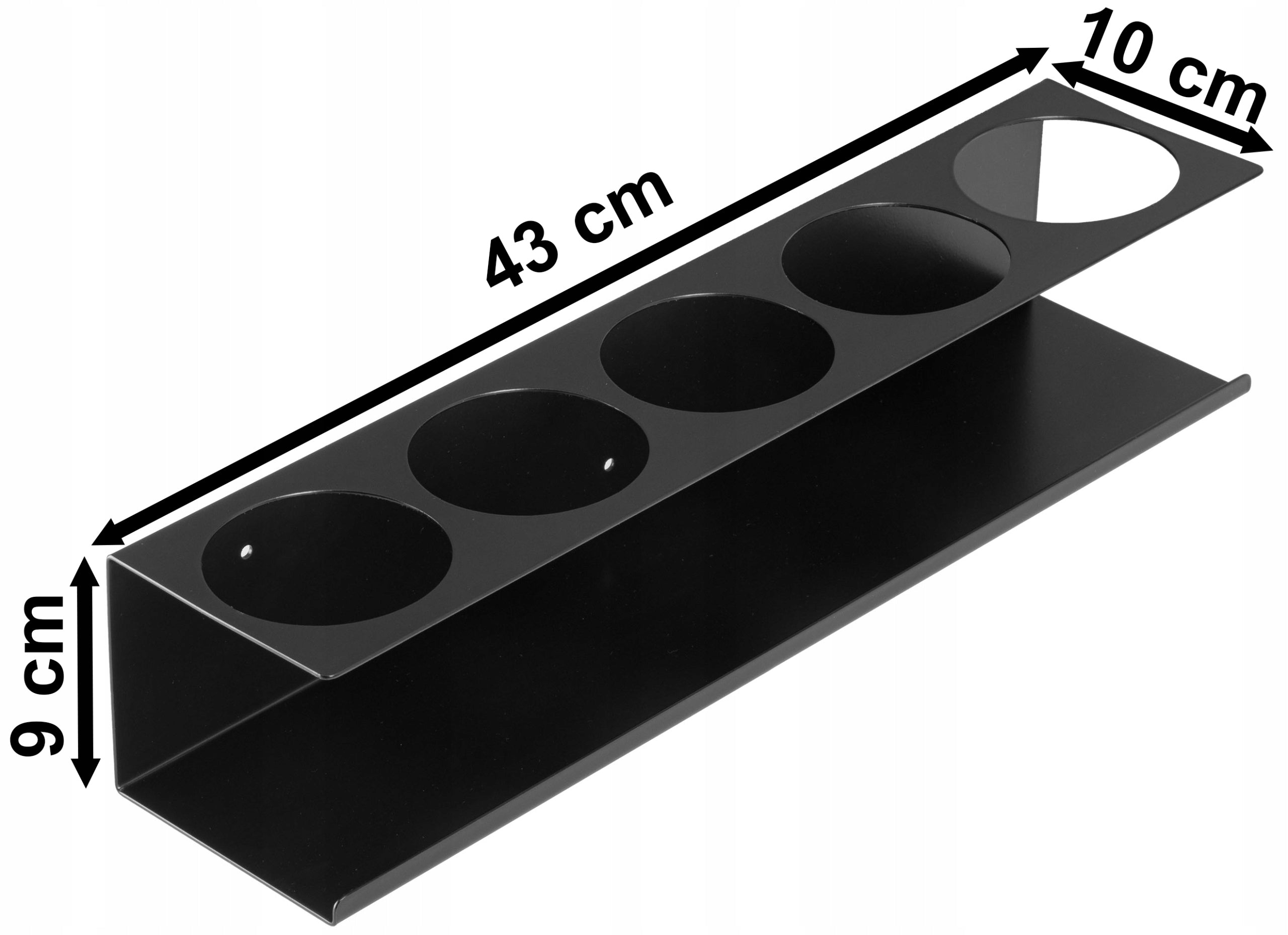 CAN HANGER SPRAYS PAINT FOAM MOUNTING WORKSHOP HOLDER 5 SEATS Length 43 cm