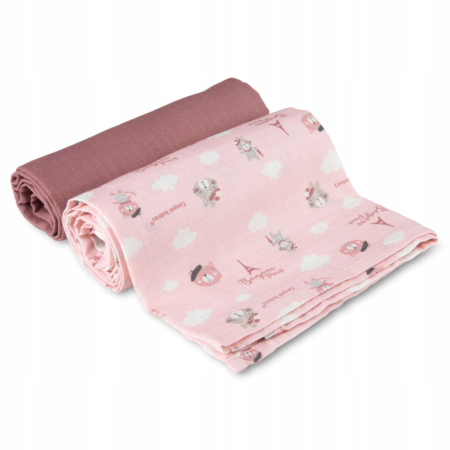 CANPOL SOFT MUSLIN DIAPERS 2 pcs. 70x70 cm Manufacturer code 26/901_pin