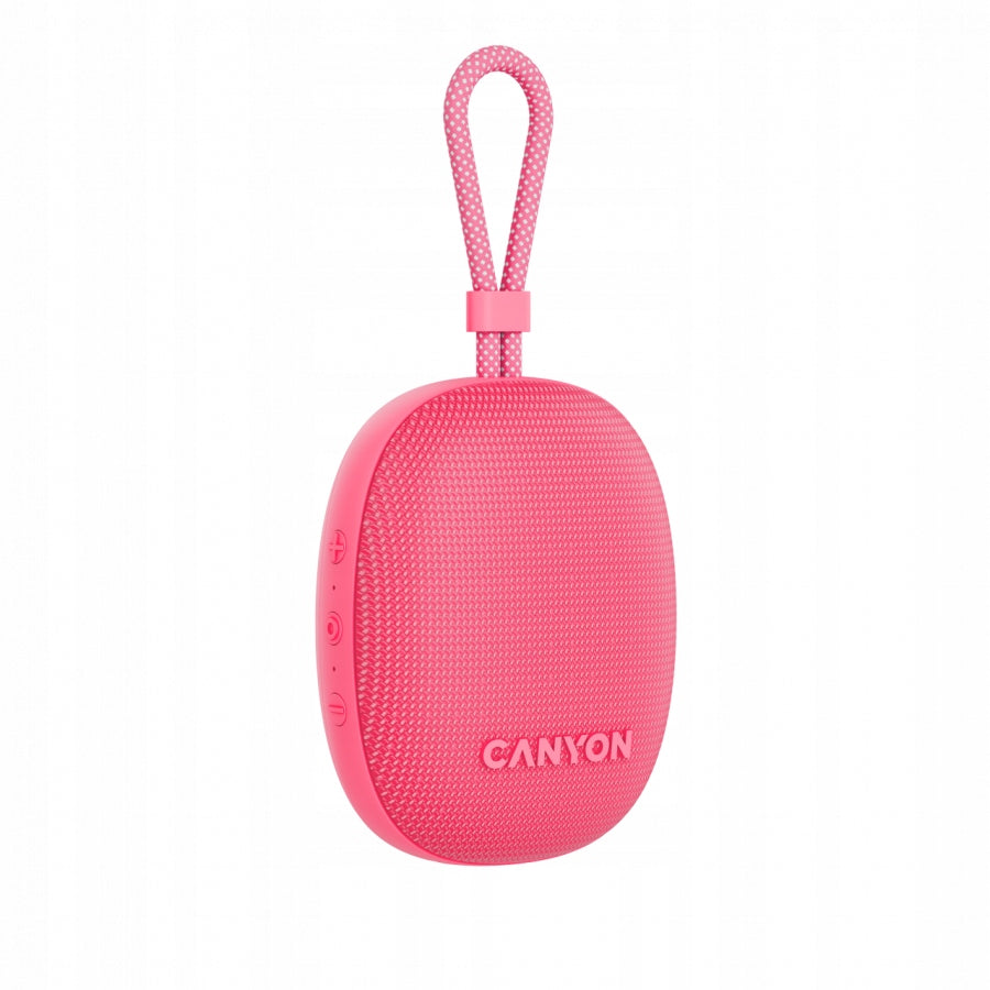 CANYON Bluetooth reproduktor OnMove 12 IPX7 TWS 5W Růžový Brand Canyon