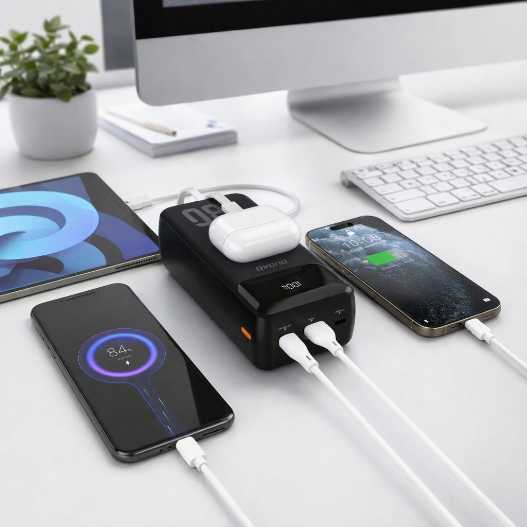 CAPACIOUS POWERBANK 30000mAh FAST CHARGING 22.5W USB-C + CABLE 3A FREEBIE Manufacturer code 6976625333783