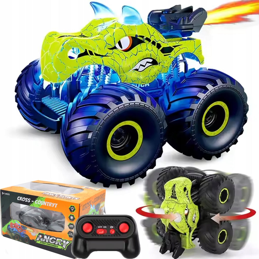 CAR 4X4 DINOSAUR MONSTER TRUCK Remote Controlled STEAM 2,4GHZ LED