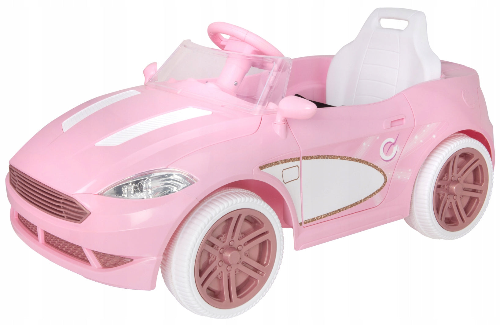 CAR BATTERY CONVERTIBLE CAR FOR CHILDREN PINK LED SOUND Batteries included yes