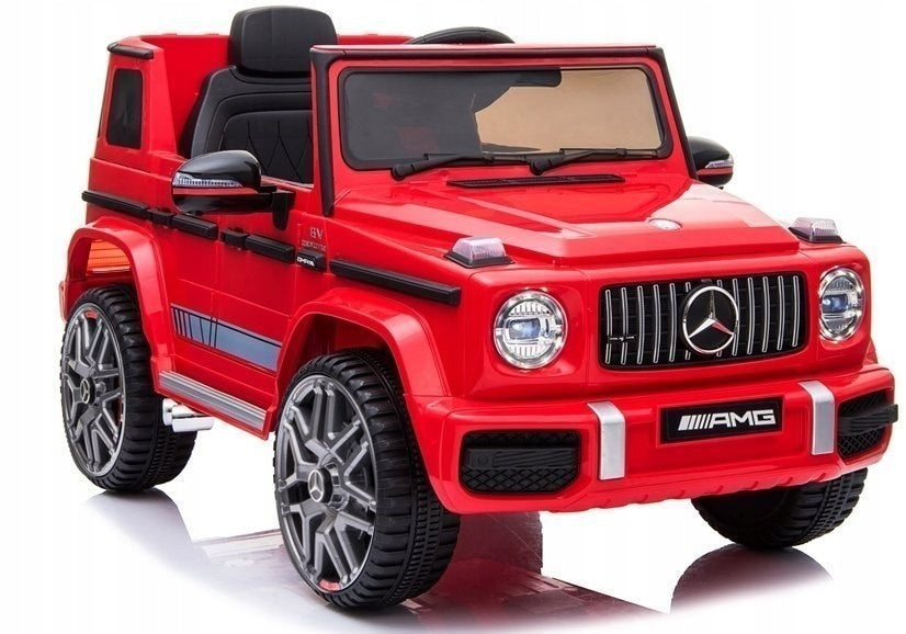 CAR BATTERY FOR CHILD MERCEDES G63 AMG PAINT PILOT WHEEL EVA LEATHER