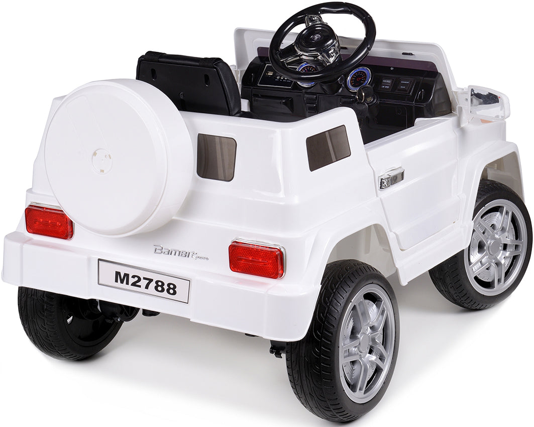 CAR BATTERY HL1058 ELECTRIC MUSIC REMOTE CONTROL WHITE CAR Maximum load 30 kg