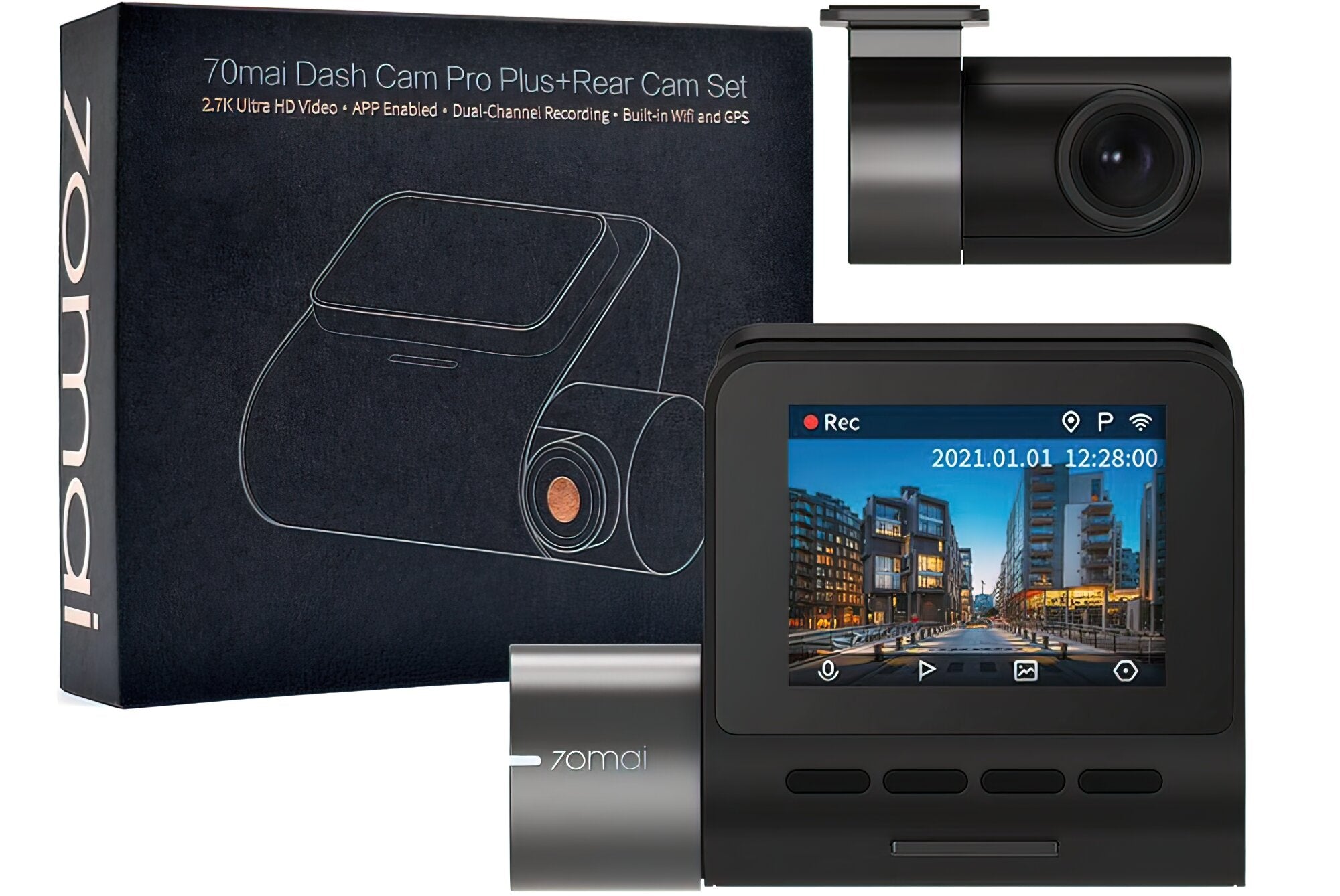 CAR CAMERA 70MAI A500S PRO PLUS RC06 FRONT REAR PARKING MODE Packaging status original