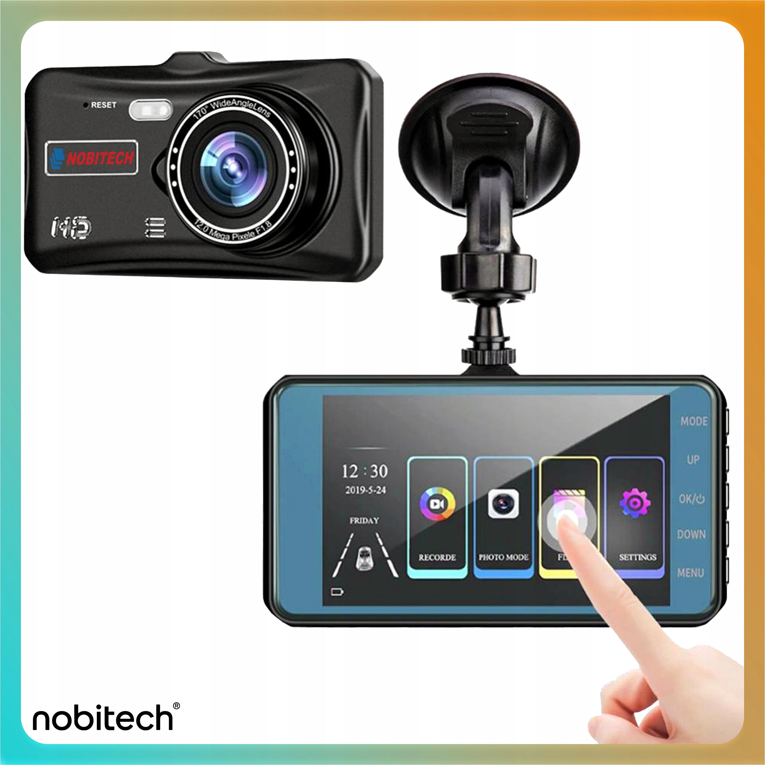 CAR CAMERA CAR VIDEO RECORDER FRONT FULLHD TOUCH SCREEN Packaging status original