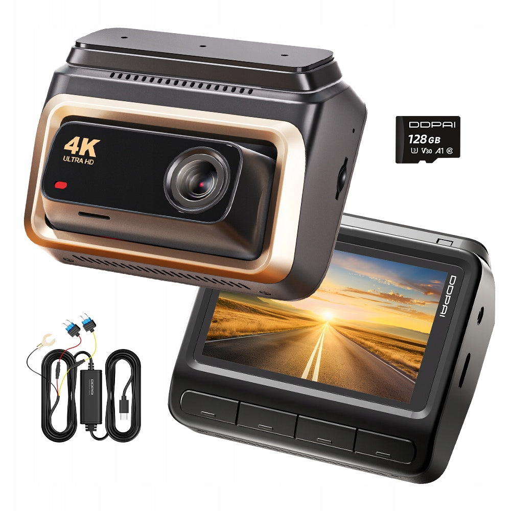 CAR CAMERA DDPAI VIDEO RECORDER Z60 Pro 4K HDR 128GB+HARDWIRE KIT
