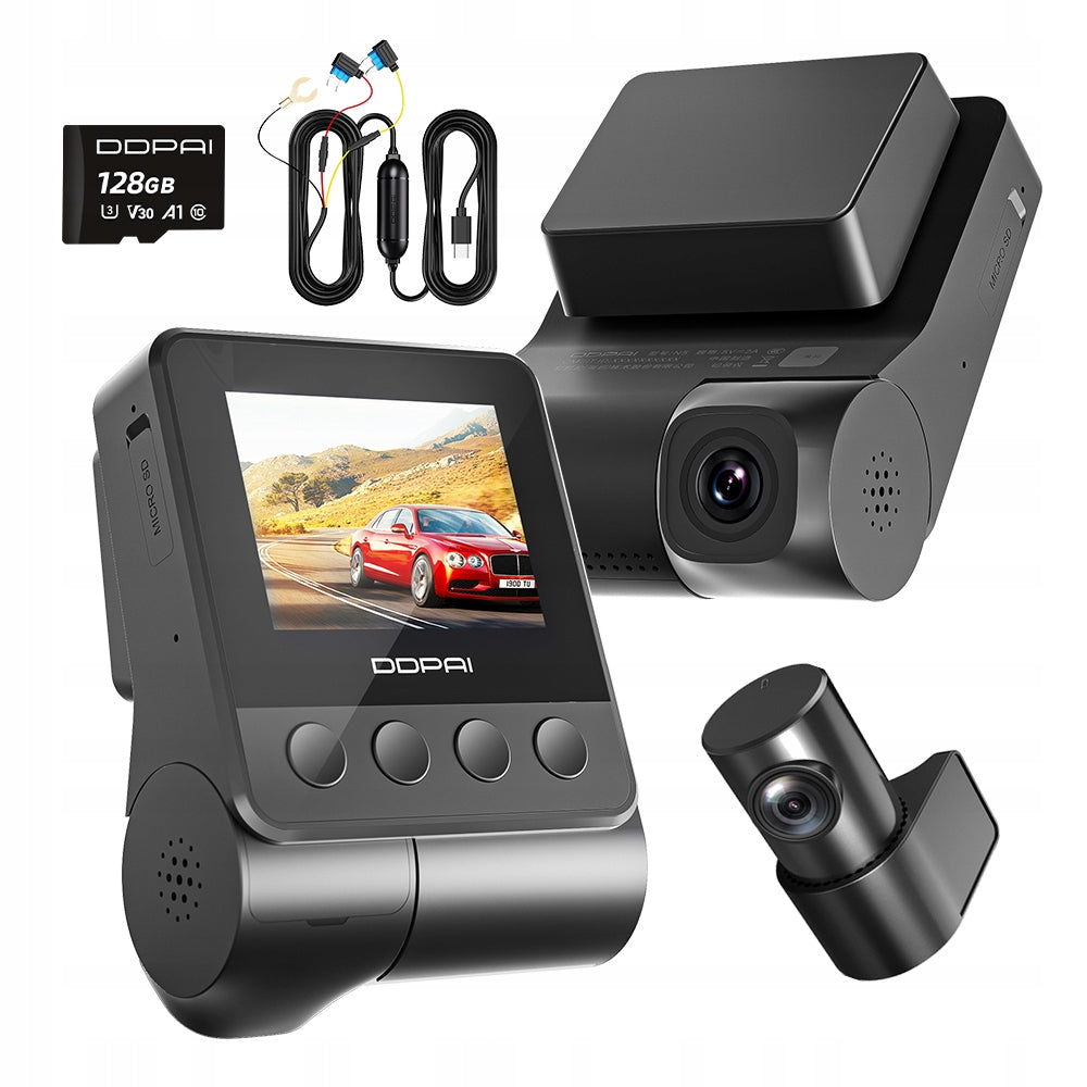 CAR CAMERA DDPAI Z40 Dual VIDEO RECORDER + HARDWIRE KIT + 64GB