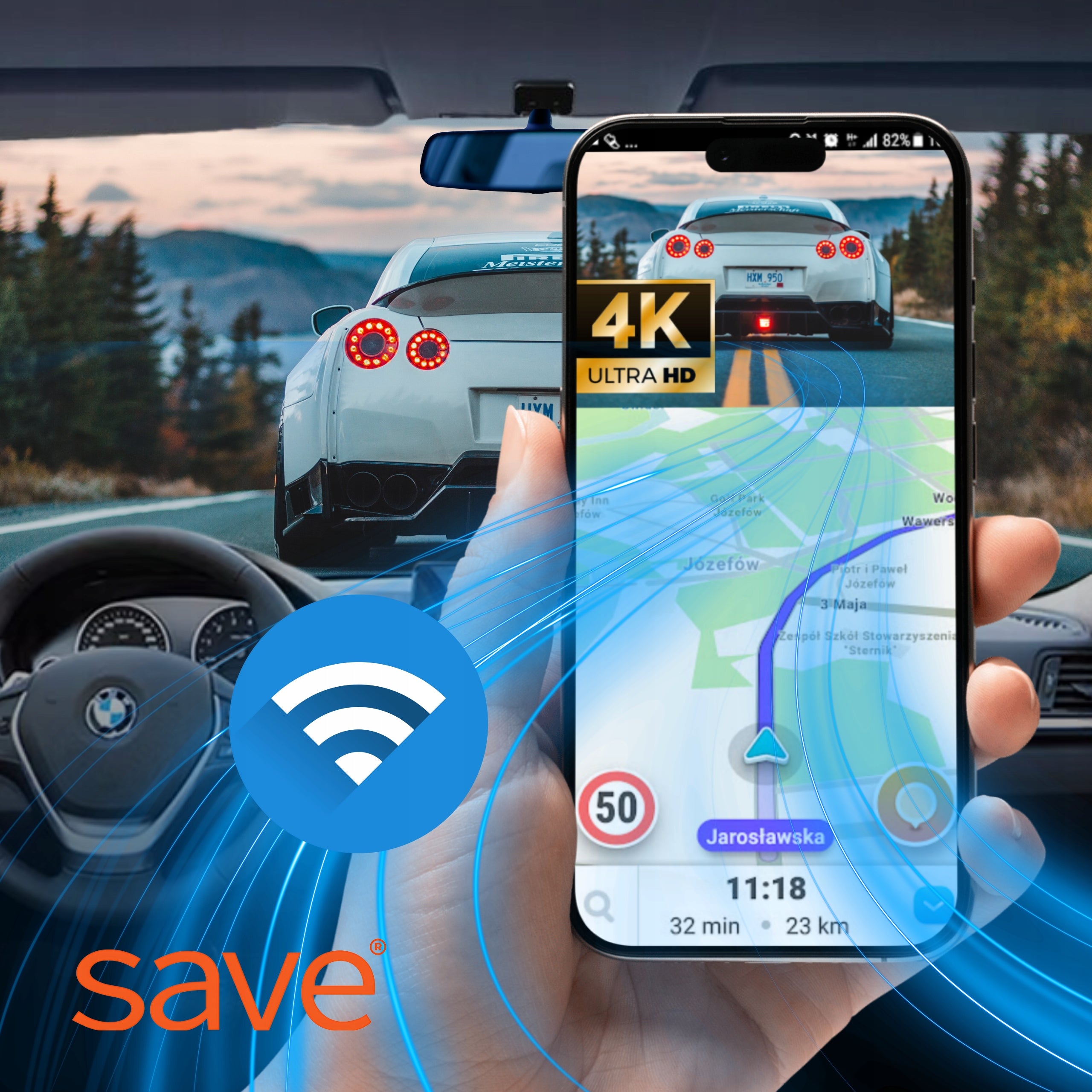 CAR CAMERA VIDEO RECORDER 4K 2K SONY MIRROR DRIVING RECORDER Packaging status original