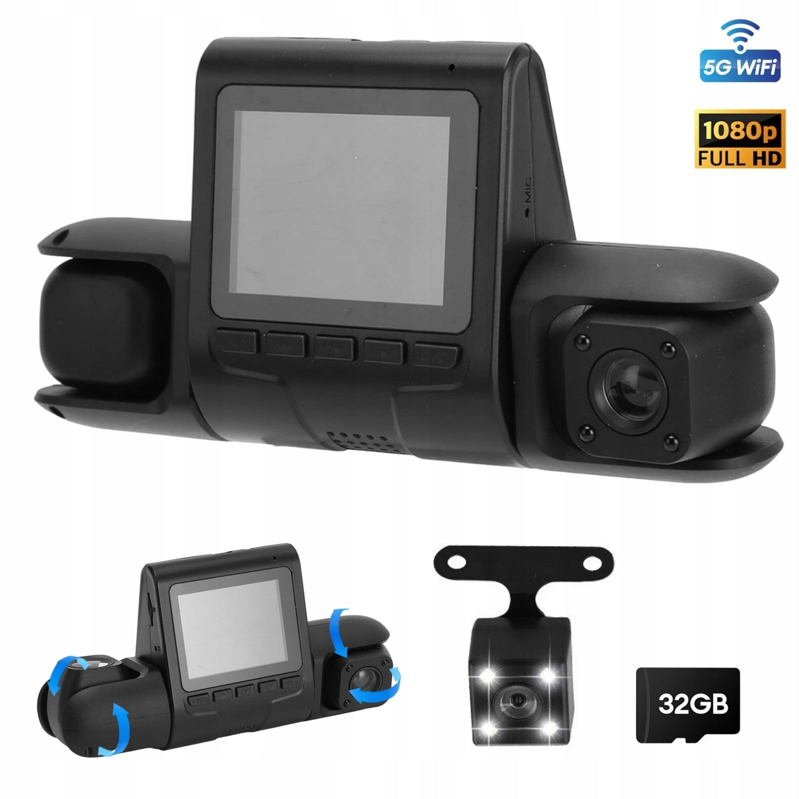 CAR CAMERA VIDEO RECORDER REVERSING CAMERA 1080P FRONT REAR SIDE CAMERA Brand no brand