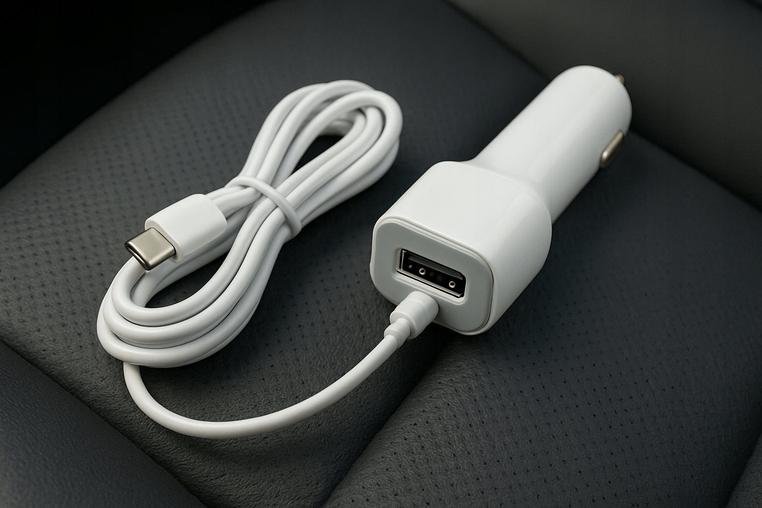 CAR CHARGER CABLE USB-C PLUG USB SOCKET 115CM 12-24V DC Manufacturer code 75-729#