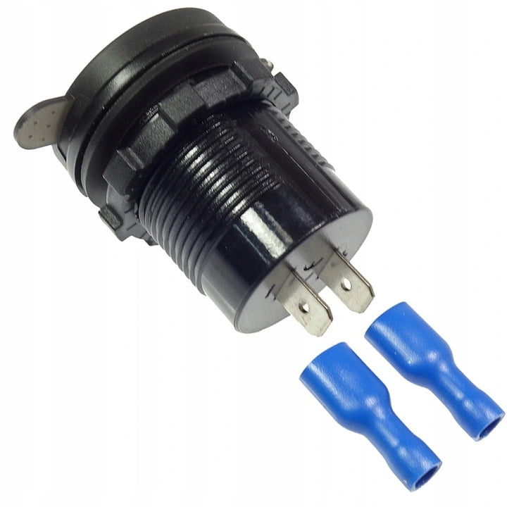 CAR CHARGER FOR CAR BUILT-IN 12V-24V USB QC3.0 voltmeter Manufacturer code 40742