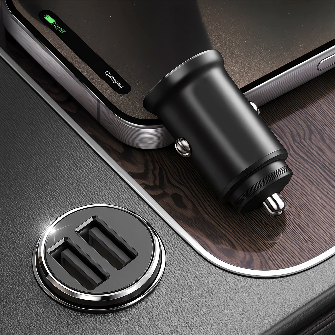 CAR CHARGER SMALL FAST STABLE STRONG 2x USB 12-24V DC 4800mA Manufacturer code E160