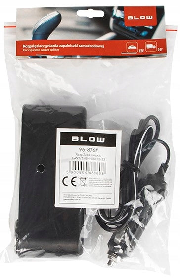 CAR CIGARETTE LIGHTER SPLITTER 3x SOCKETS 12V 24V 2x USB Manufacturer Blow