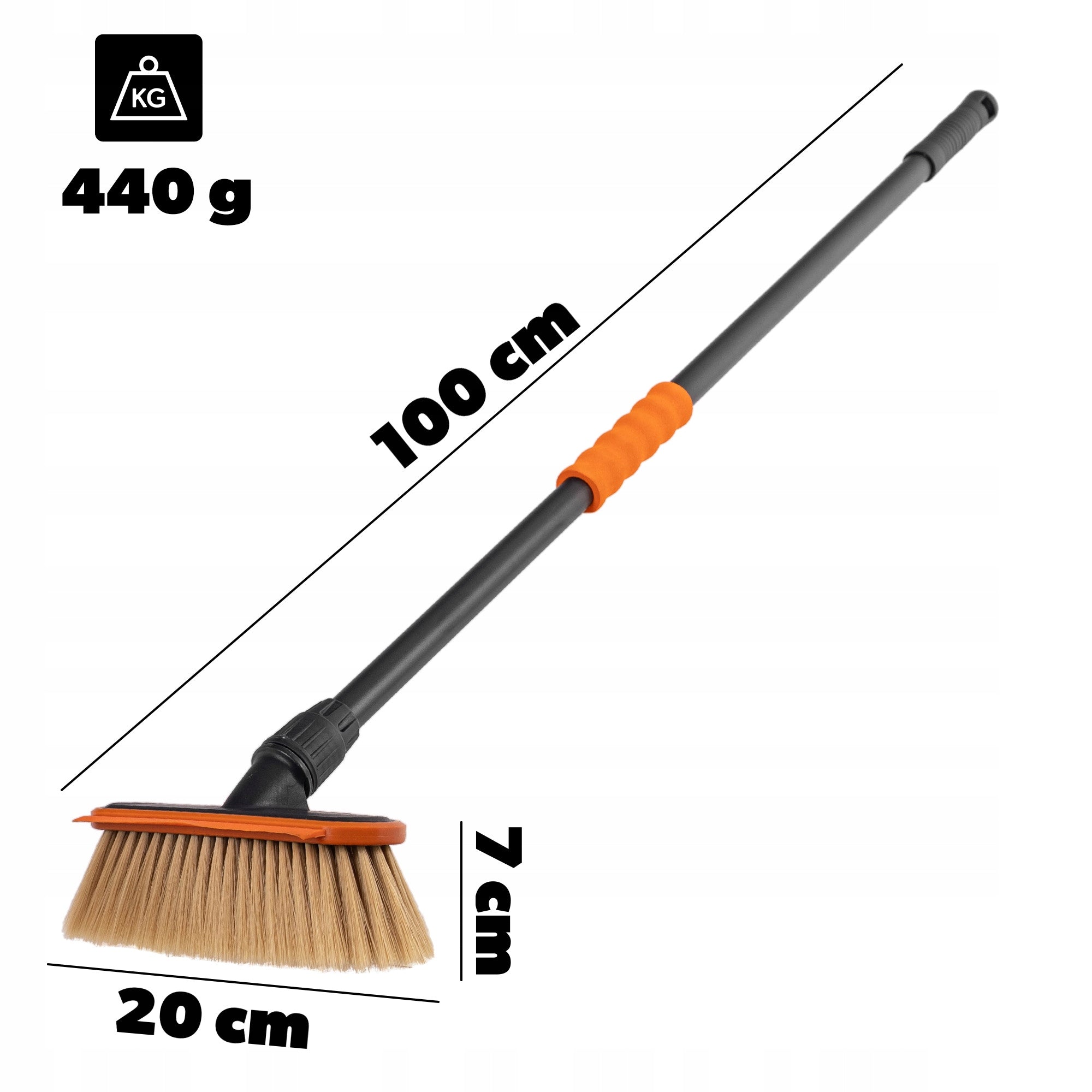 CAR CLEANING BRUSH CAR CLEANING PANELS BUS 100cm WITH SQUEEGEE Manufacturer's catalog number K12902