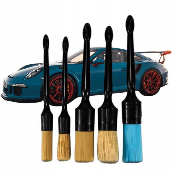 CAR CLEANING DETAILING KIT SLOT BRUSHES DETAILING