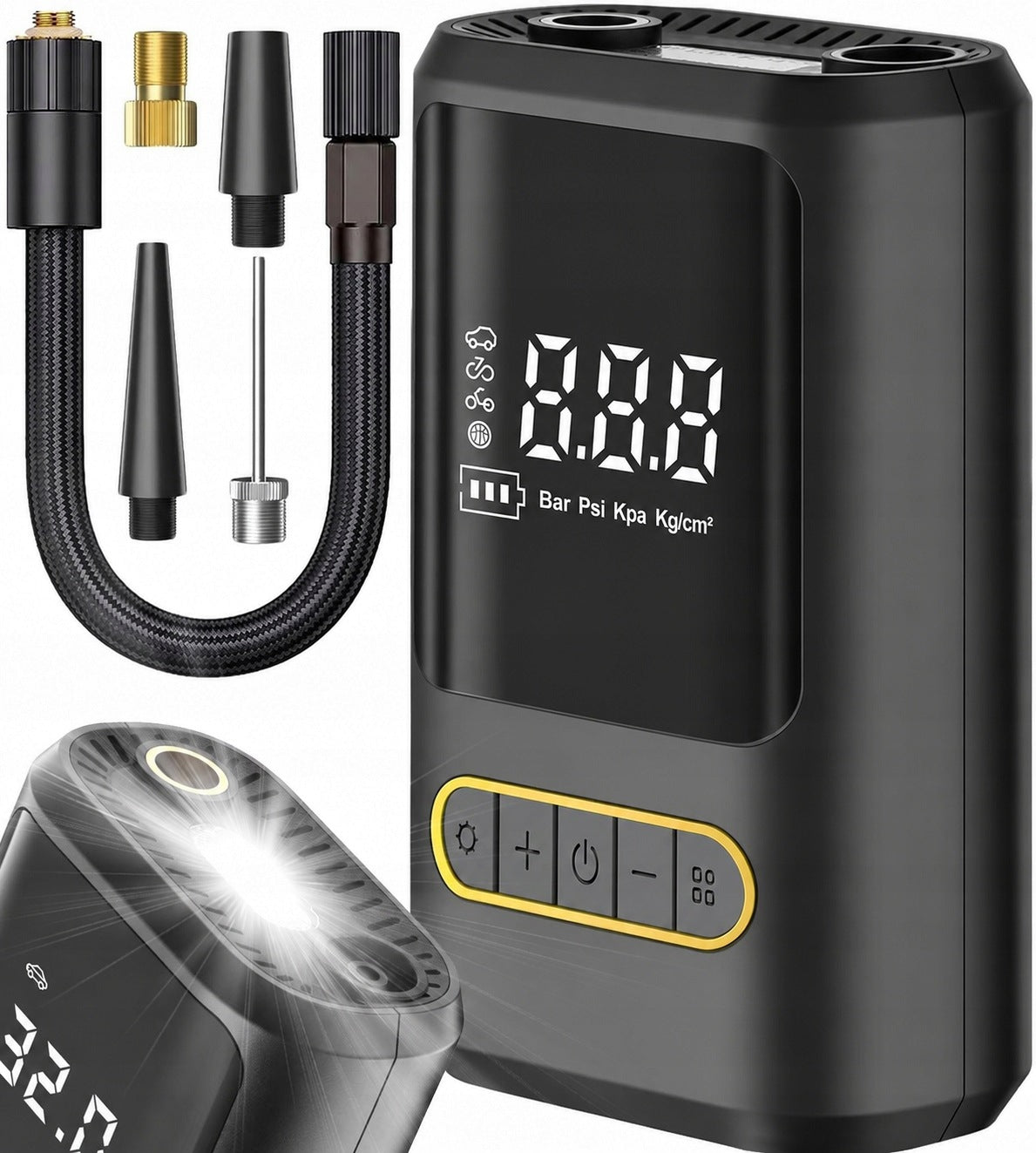 CAR COMPRESSOR MINI ELECTRIC PUMP PORTABLE FOR CAR TIRES