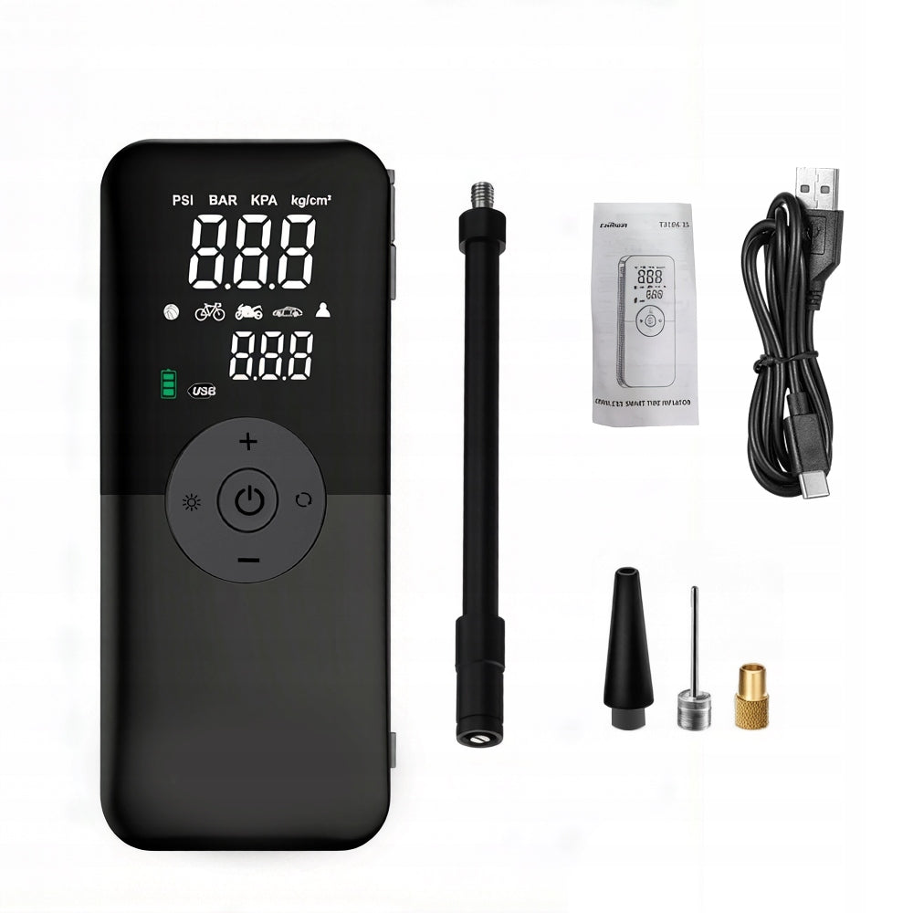 CAR COMPRESSOR MOTORCYCLE PUMP WIRELESS BIKE POWERBANK USB Brand no brand