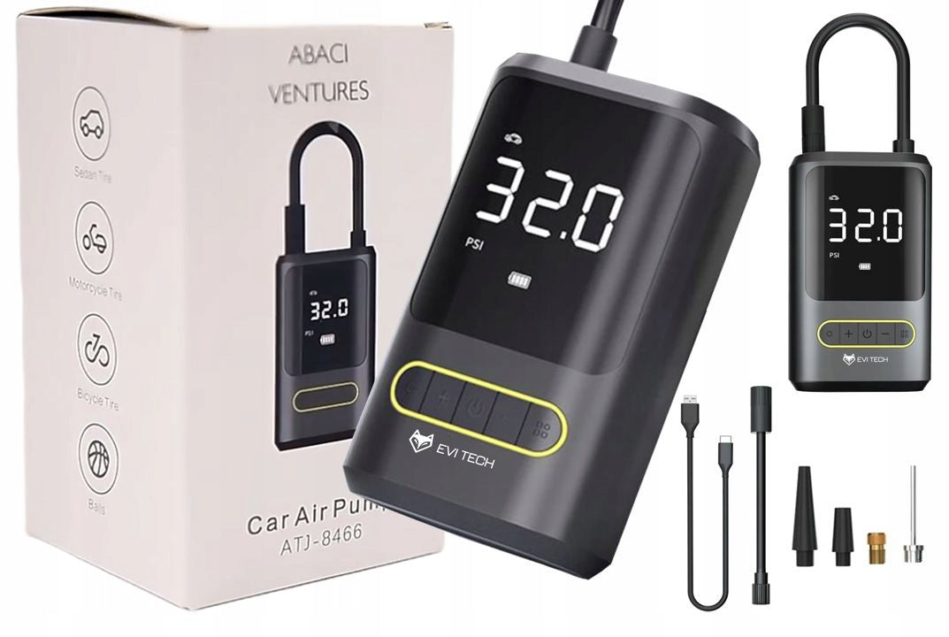 CAR COMPRESSOR PORTABLE MINI ELECTRIC PUMP FOR BICYCLE CAR Packaging status original