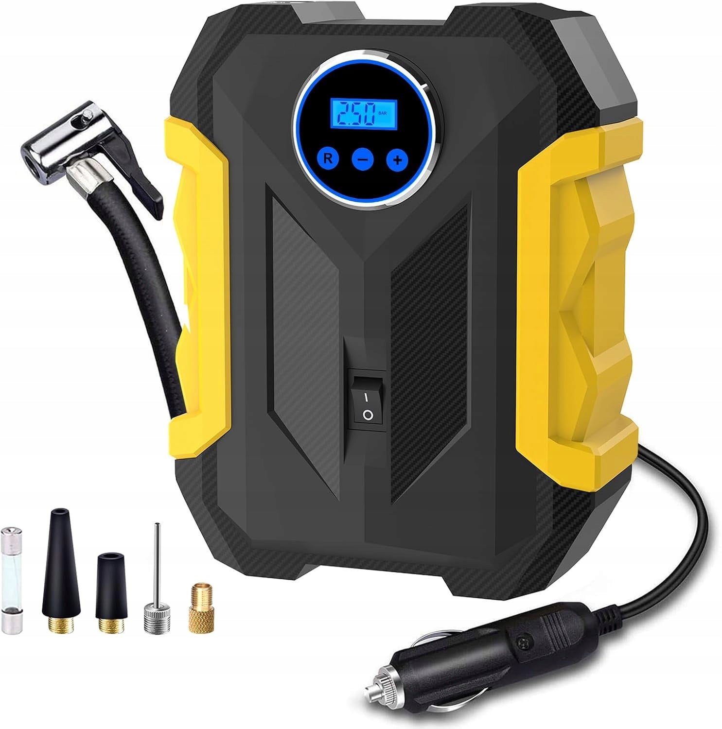 CAR COMPRESSOR Pump Compressor 12V LED LCD (ZR88)