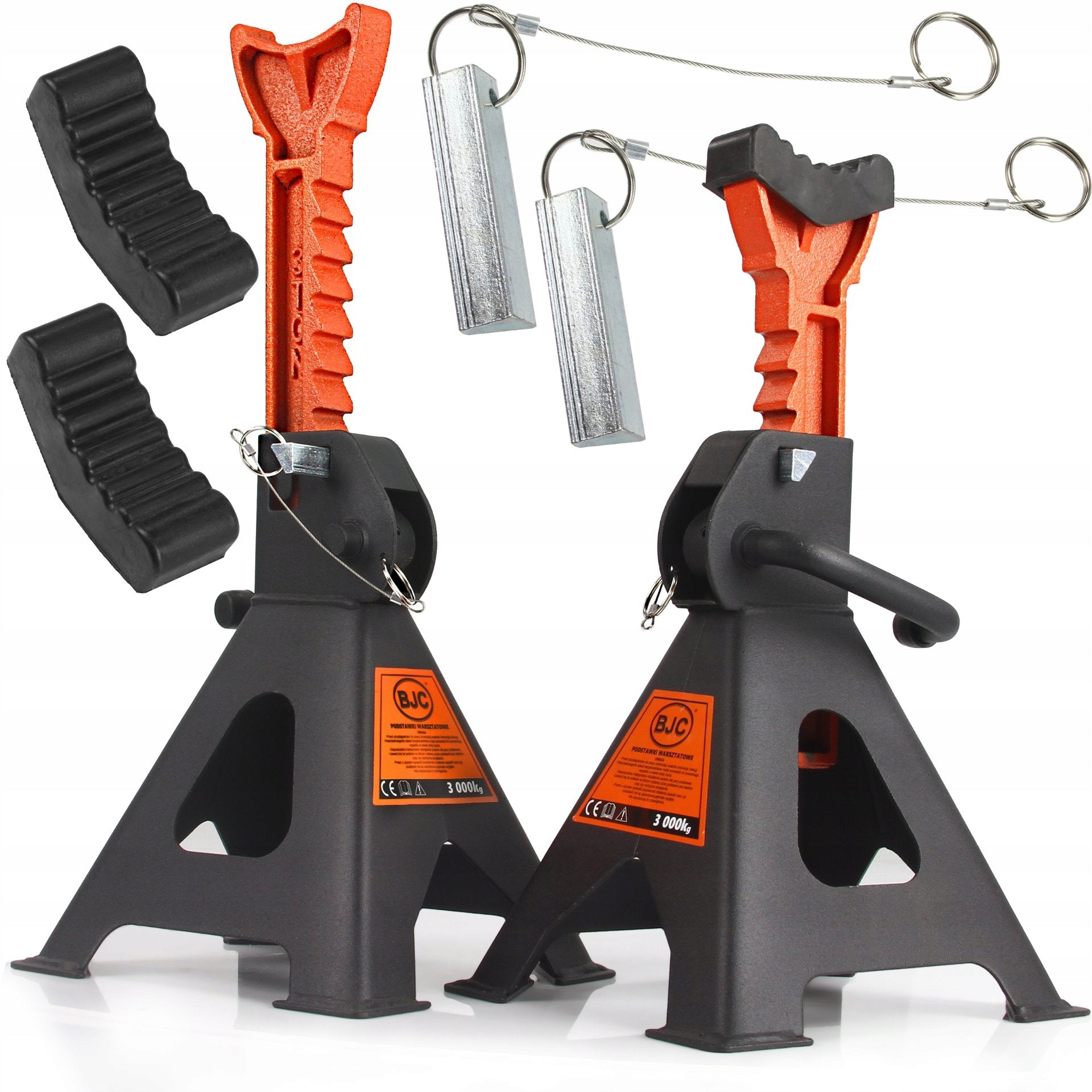 CAR CRADLES COASTERS WORKSHOP SUPPORTS 3T 2 PCS ORIGINAL 80100 Brand BJC
