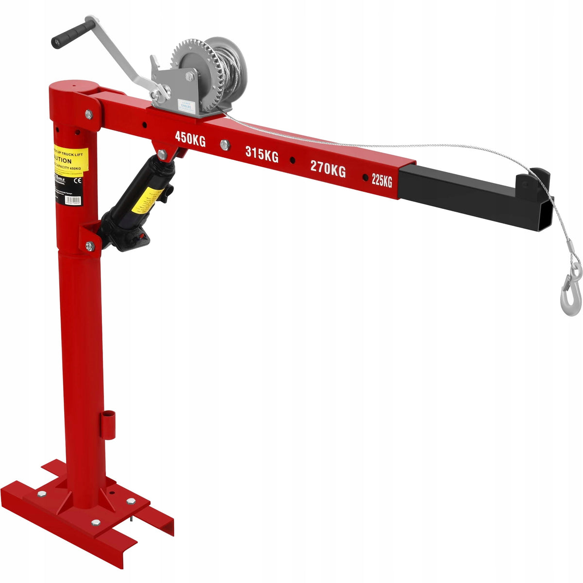 CAR CRANE HDS ROTARY LIFT WITH WINCH 450KG PER CAR Maximum lifting height 2050 mm