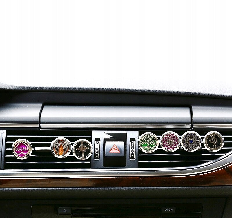 CAR DIFFUSER FOR FRAGRANCE ESSENTIAL OILS PLUS 10 CARTRIDGES Packaging status original