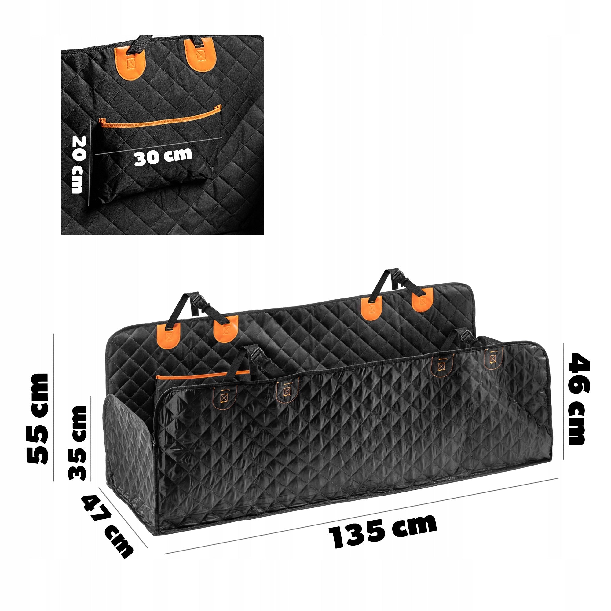 CAR DOG MAT SEAT COVER WITH LOCK PROTECTIVE BELTS Brand Kadax