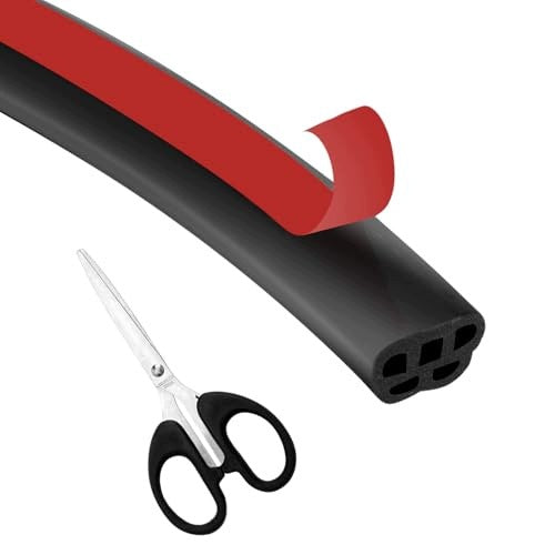 CAR DOOR SEAL RUBBER 5 M FLEXIBLE STEEL SET Brand no brand