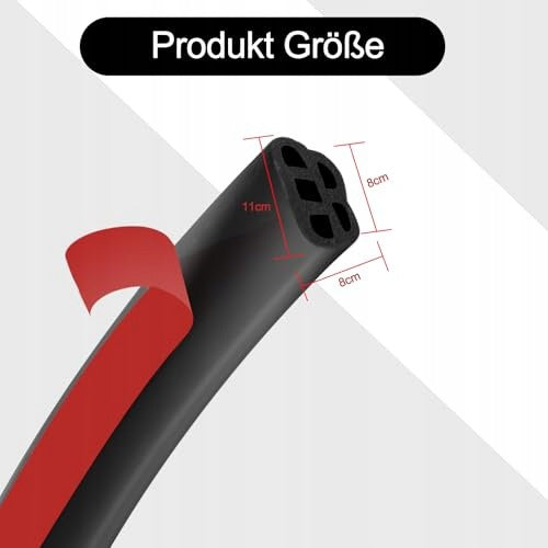 CAR DOOR SEAL RUBBER 5 M FLEXIBLE STEEL SET Manufacturer code Nieoznaczona