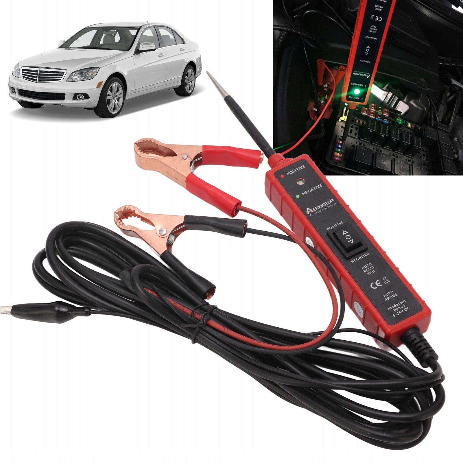 CAR ELECTRICAL CIRCUIT TESTER EM285 MULTIFUNCTION 6-24V