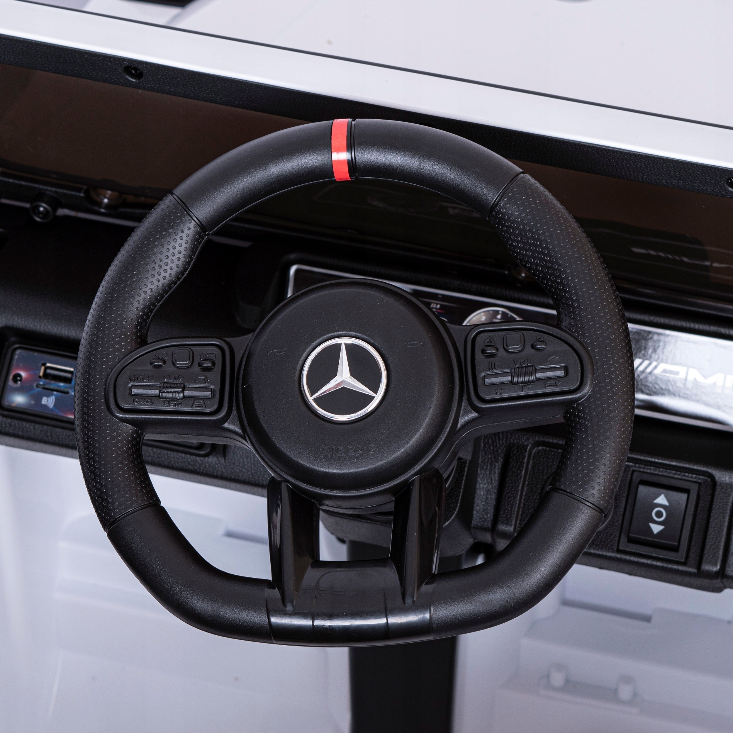 CAR FOR CHILDREN CAR FOR GIFT MERCEDES AMG G63 REMOTE CONTROL LEATHER RADIO Maximum load 25 kg