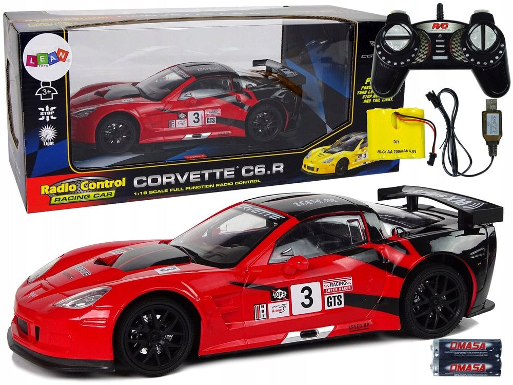 CAR FOR RADIO CORVETTE C6.R RED 9727 *6631*