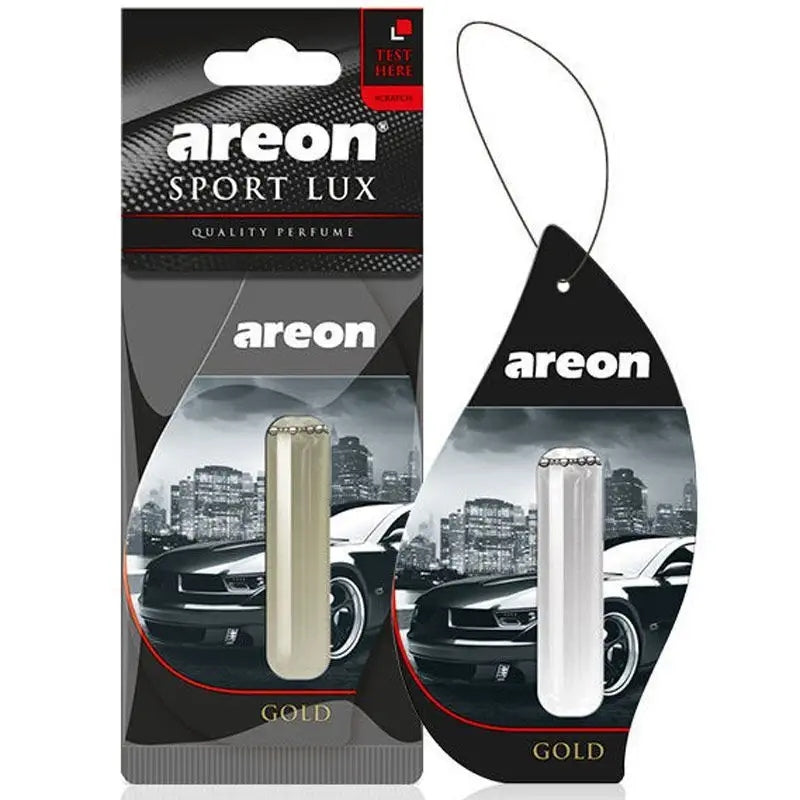 CAR FRAGRANCE AIR FRESHENER AREON SPORT LUX LIQUID 5ml GOLD
