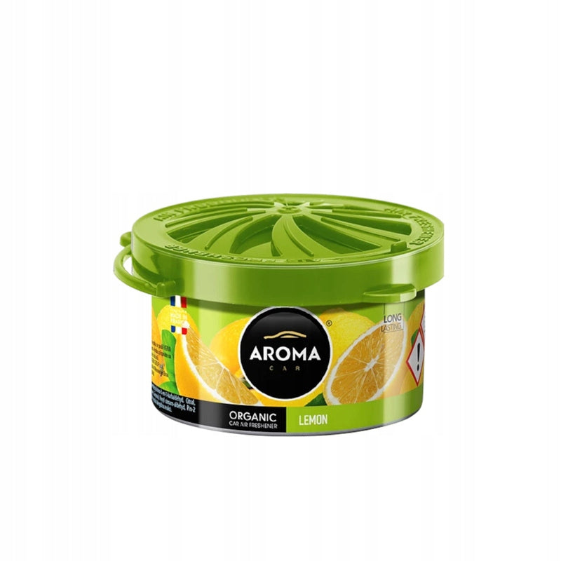CAR FRAGRANCE CAN AROMA CAR ORGANIC LEMON