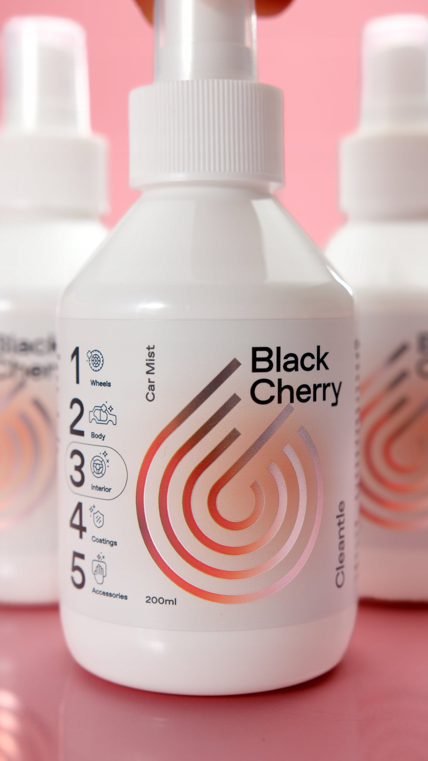CAR FRAGRANCE CLEANTLE CAR MIST BLACK CHERRY Mist Fragrance Freshener Manufacturer Cleantle