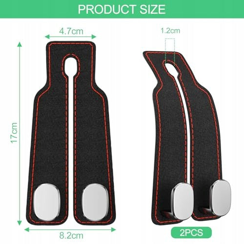 CAR HEADREST HOOK CAR HOLDER 2 PCS FOR HOME Manufacturer code Bez marki