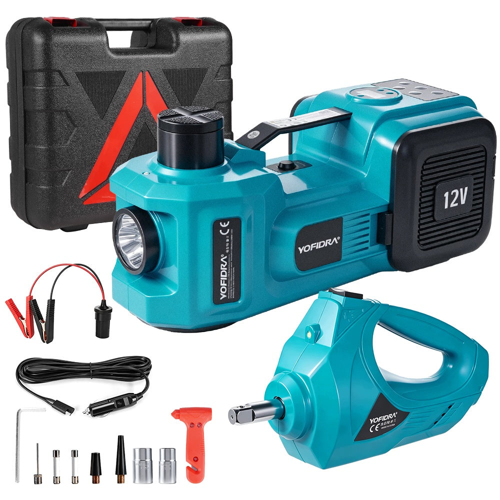 CAR JACK 5T LOW PROFILE POINT+IMPACT WRENCH