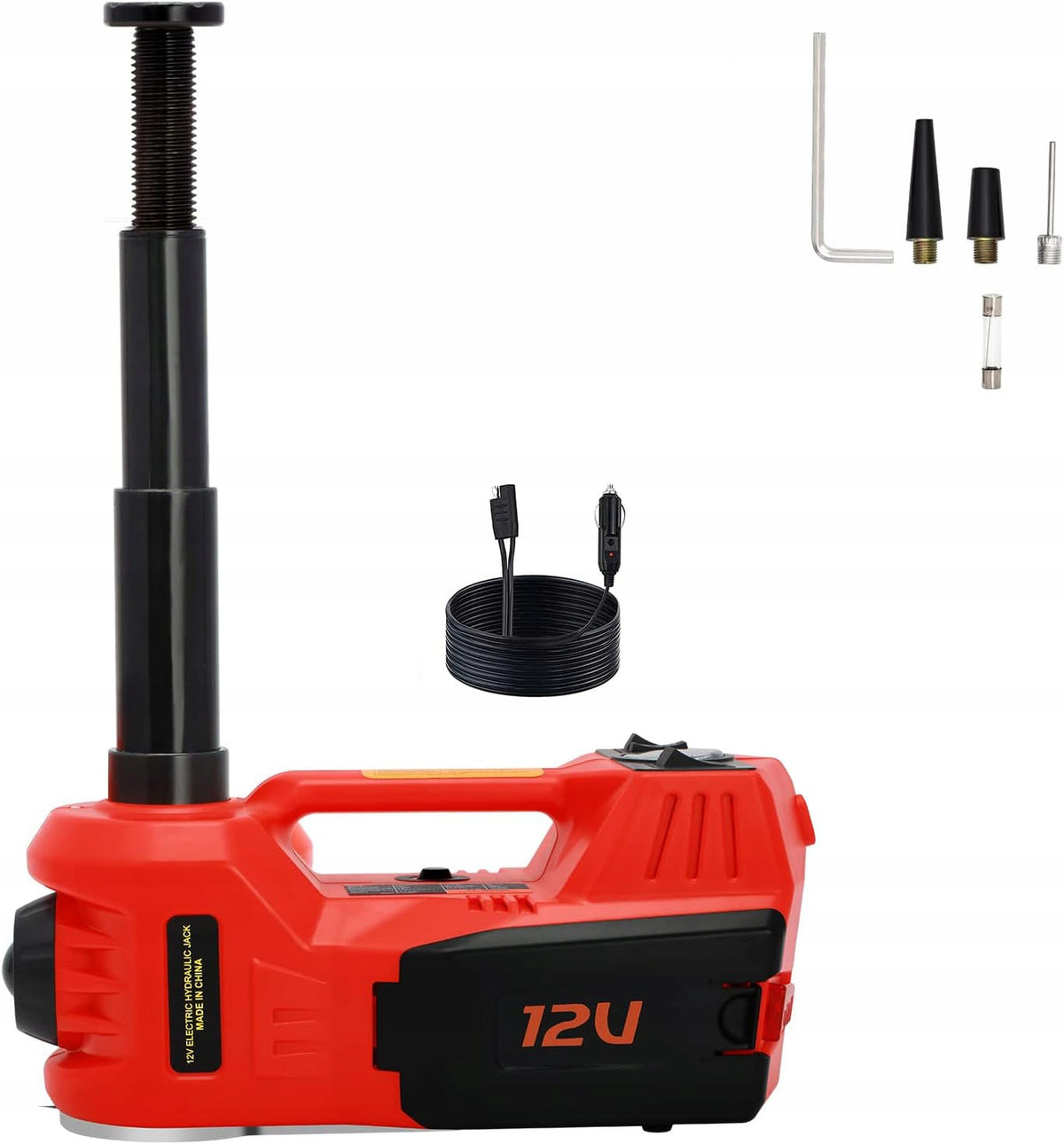 CAR JACK ELECTRIC HYDRAULIC JACK 12V + COMPRESSOR 3IN1