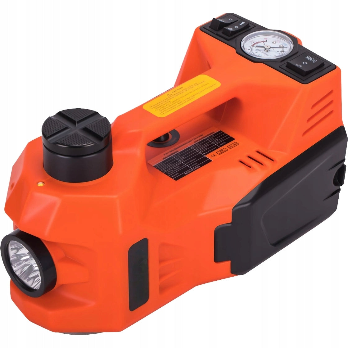 CAR JACK ELECTRIC JACK 12V + COMPRESSOR FLASHLIGHT EAN (GTIN) 5903738514885