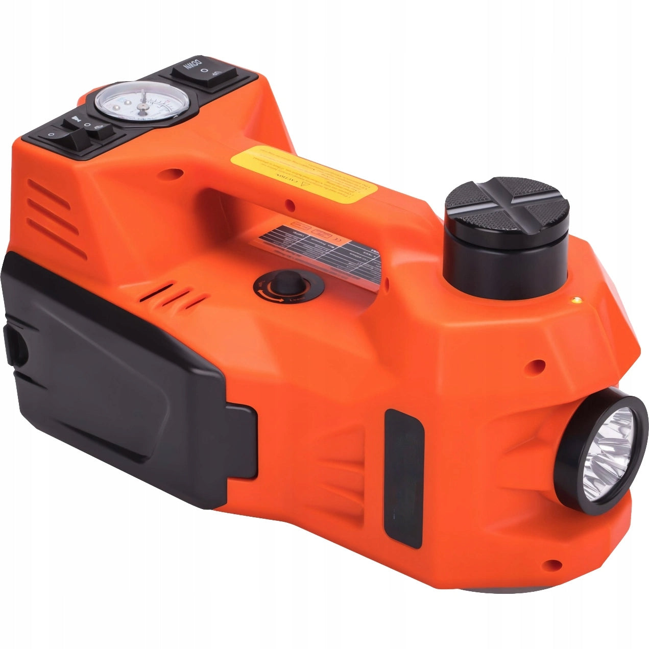 CAR JACK ELECTRIC JACK 12V + COMPRESSOR FLASHLIGHT Manufacturer code 07-1219