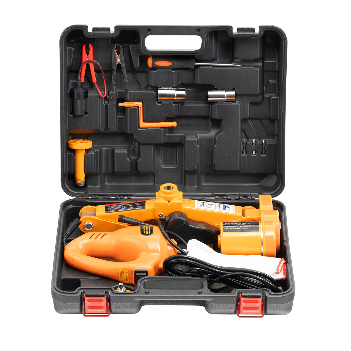 CAR JACK ELECTRIC JACK + IMPACT WRENCH 12V 3T + SUITCASE