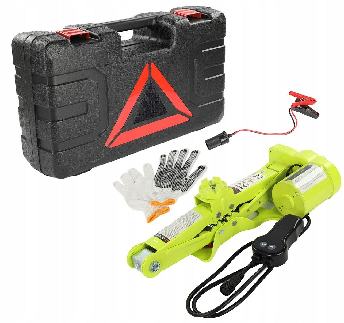 CAR JACK ELECTRIC TRAPEZOIDAL FROG LIFT 12V 3T SUITCASE
