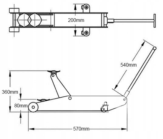 CAR JACK FROG 2,5T LOW RUBBER Manufacturer code S10663/1