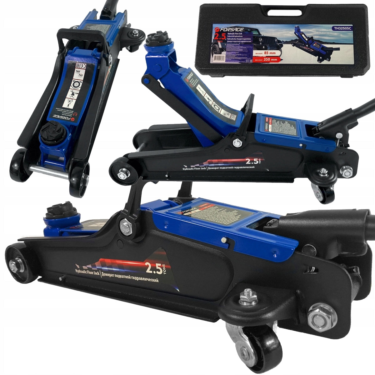 CAR JACK FROG 2,5T SUITCASE