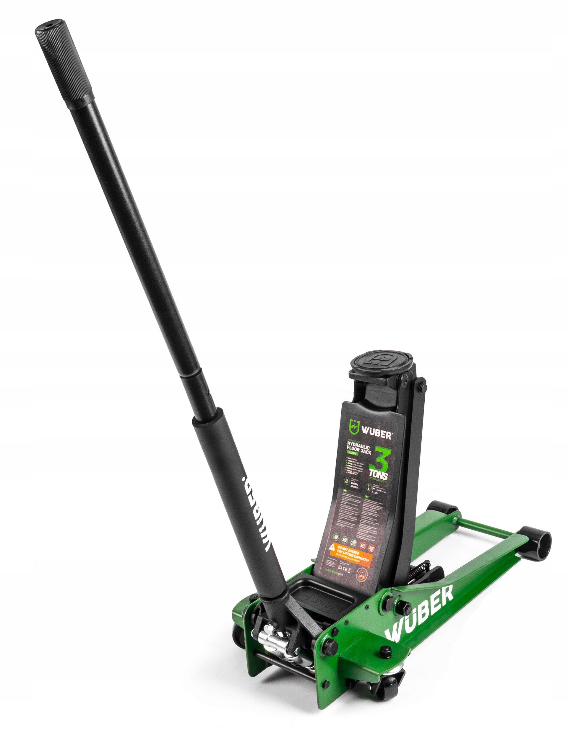 CAR JACK FROG LOW PROFILE 3 TONS RANGE 75-505MM Manufacturer code W22003 PODNOŚNIK HYDRAULICZNY ŻABA LEWAREK