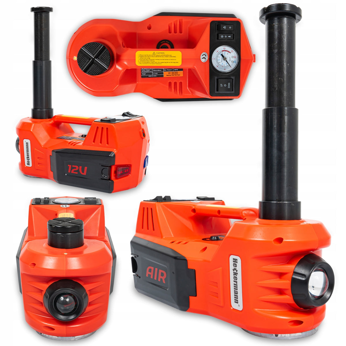 CAR JACK HYDRAULIC JACK 12V 5T + WHEEL WRENCH Brand Heckermann