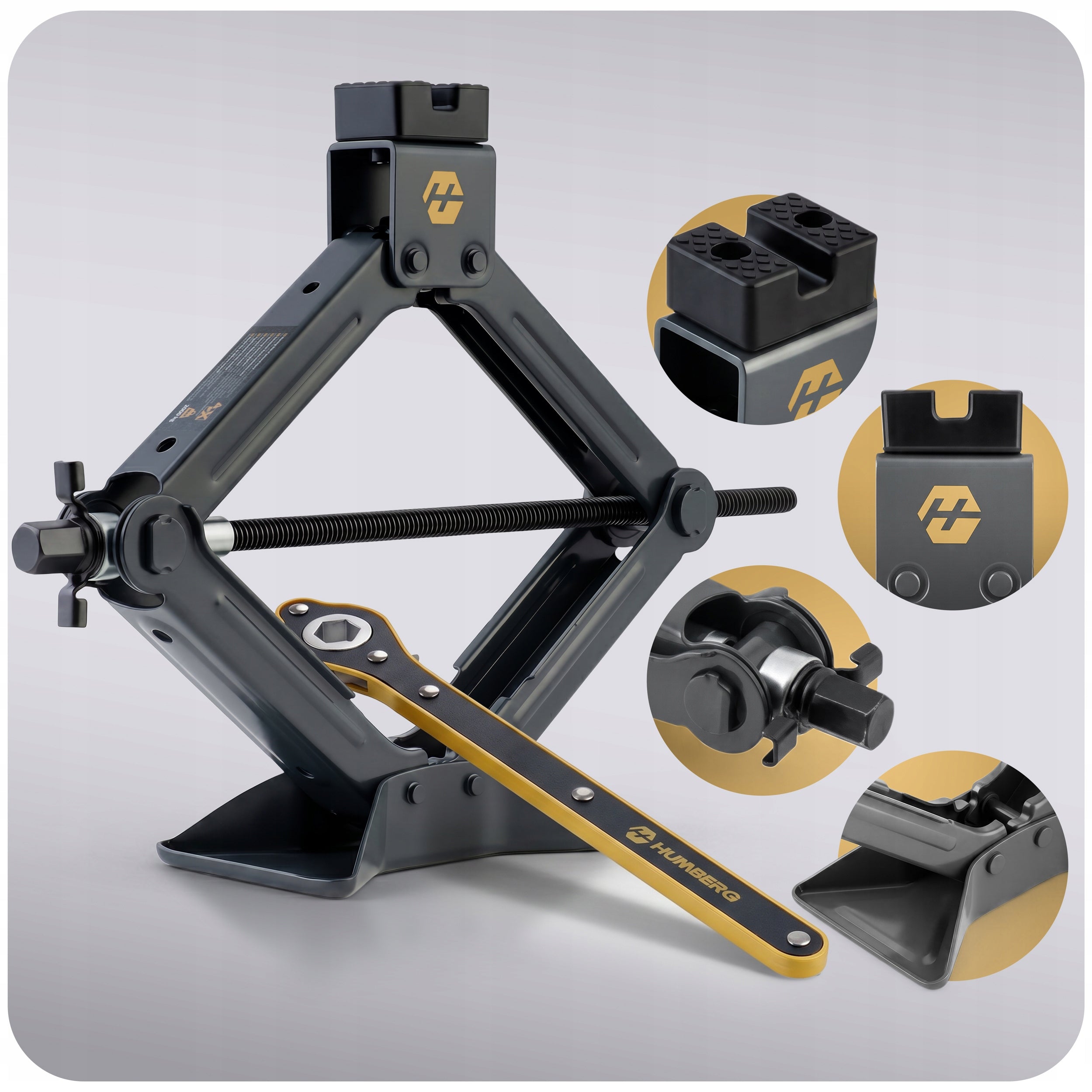 CAR JACK TRAPEZOIDAL JACK FOR WHEEL REPLACEMENT 2000KG TRAPEZOID 2T Manufacturer code 538310