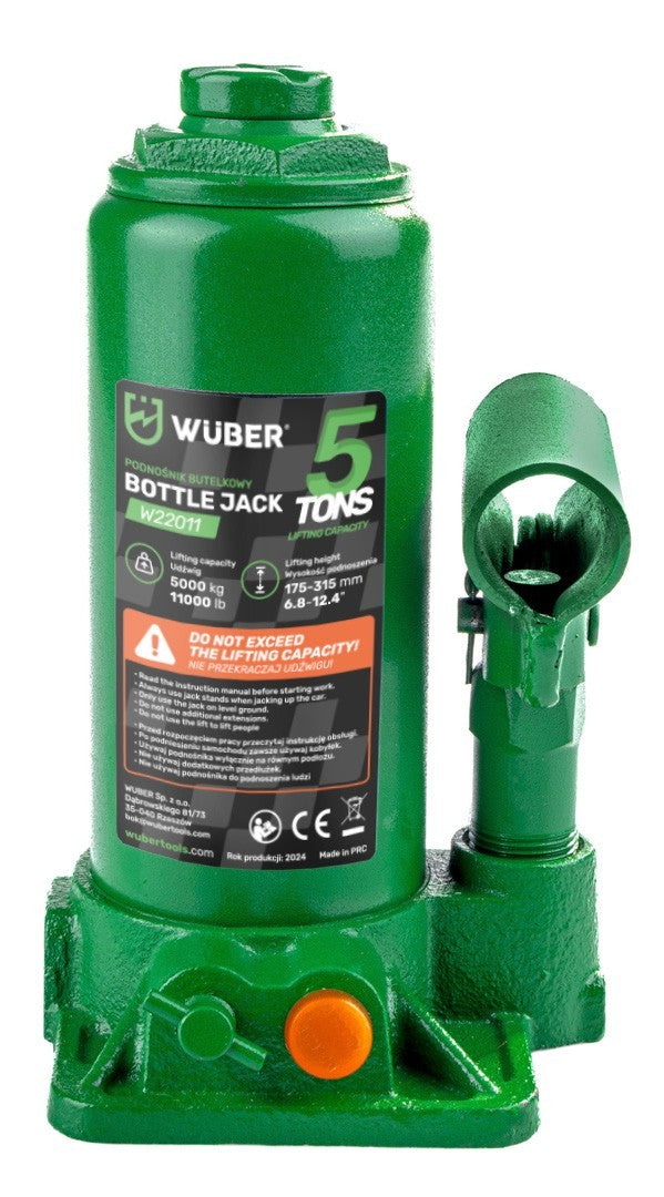 CAR LIFT 180-350 MM POST HYDRAULIC JACK VALVE 5 TONS Brand Wuber
